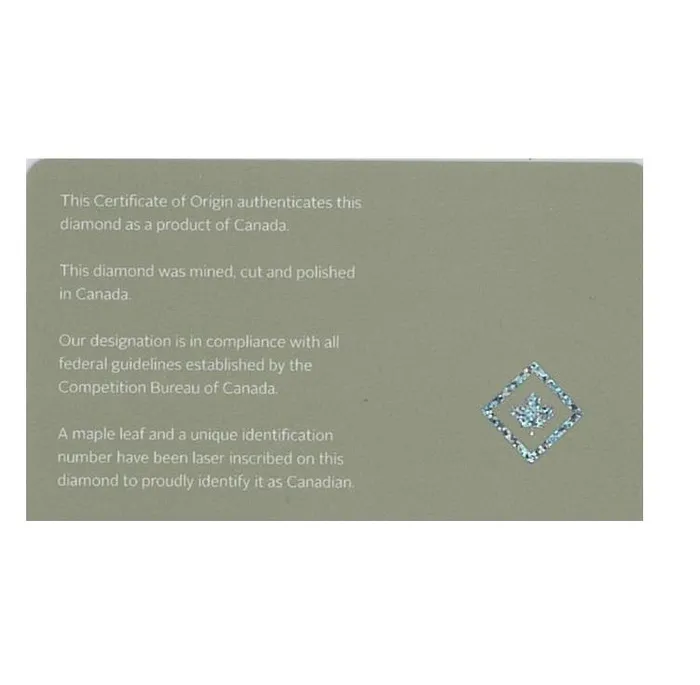 ThreeProng 071cttw Canadian Diamond Stud Earrings Canadian Rocks Earrings