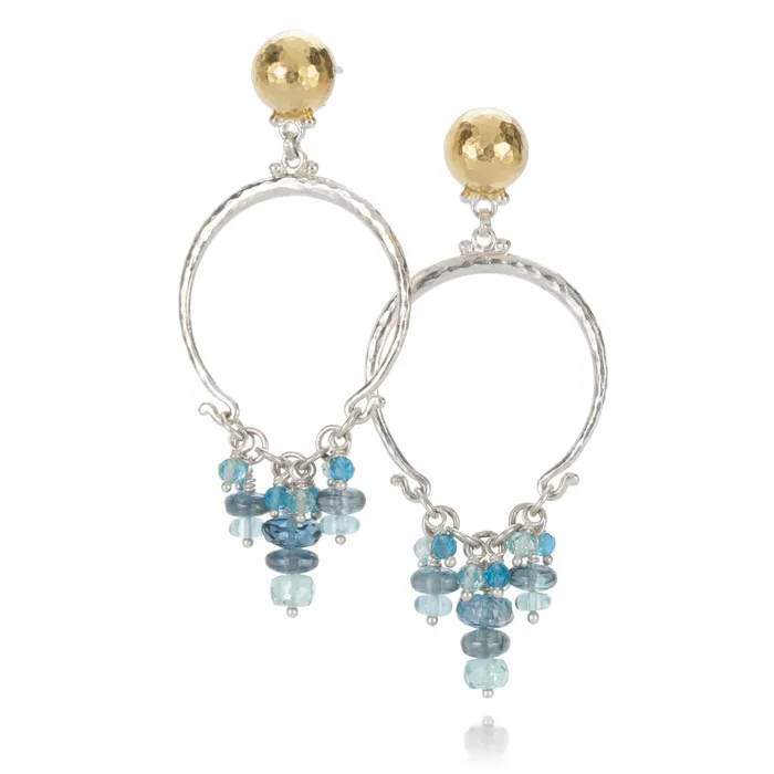Vertigo Flurry Earrings with Mixed Stones Gurhan Earrings