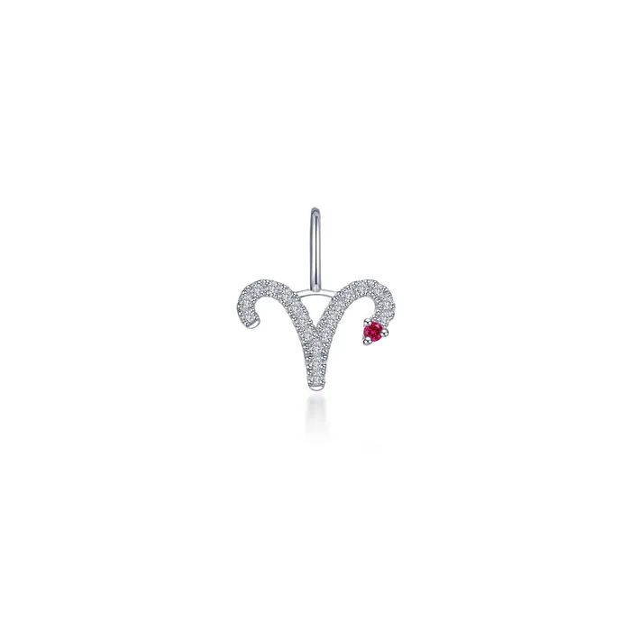 Aries Zodiac Charm Pendant Lafonn Charm Necklaces
