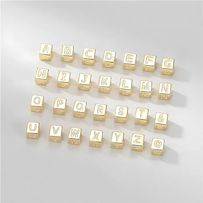 Ashley Jewels Name Square Letter Pendant Necklace Necklaces