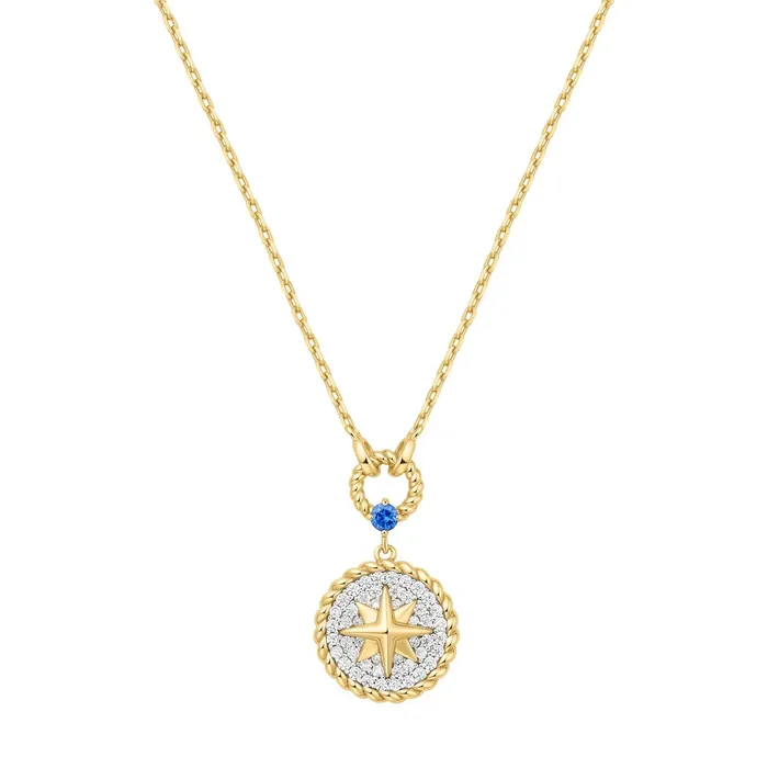 Chill Voyager Eight Pointed Star Signet Necklace Ania Haie Necklaces