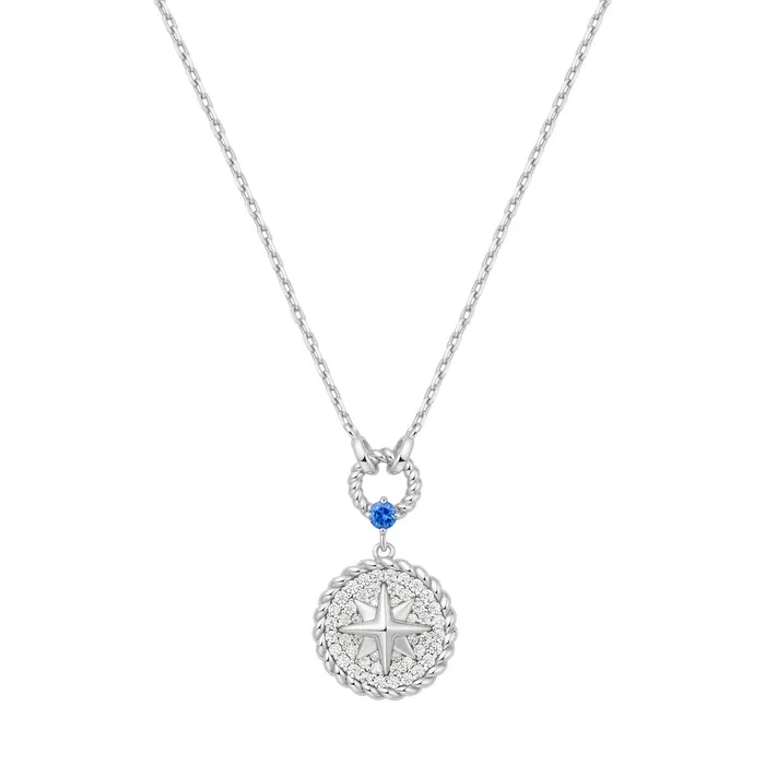 Chill Voyager Eight Pointed Star Signet Necklace Ania Haie Necklaces
