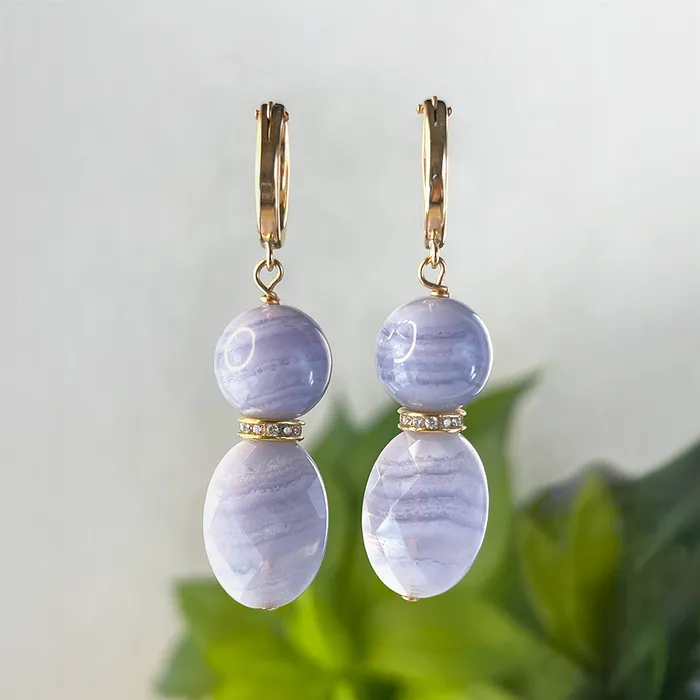 Earrings Lace Agate Earrings Elisa Ilana
