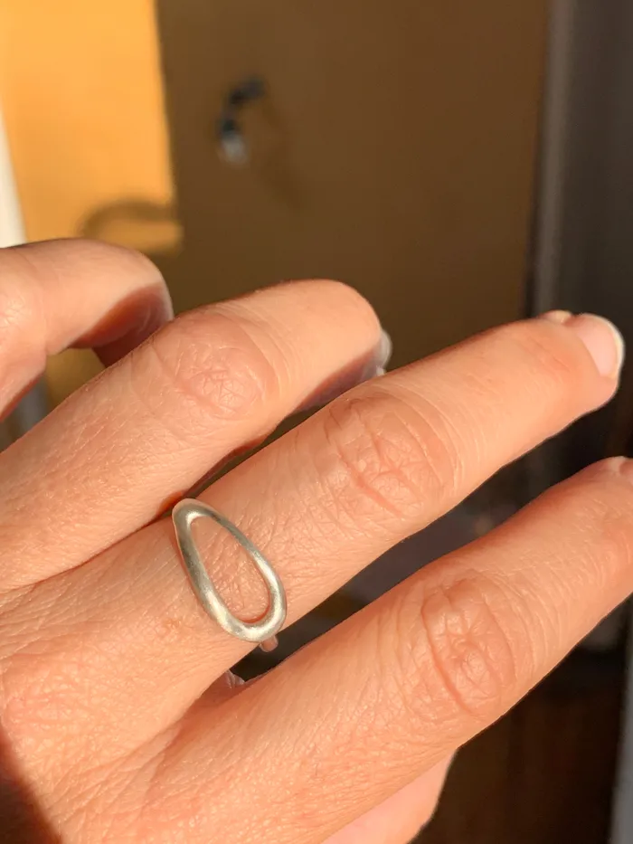 Emily Amey Jewelry Rings Miro Raindrop ring in Sterling silver or 10k gold