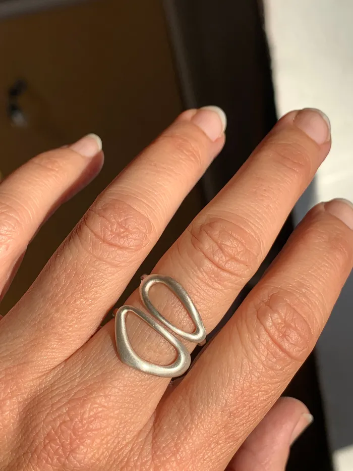 Emily Amey Jewelry Rings Miro Raindrop ring in Sterling silver or 10k gold