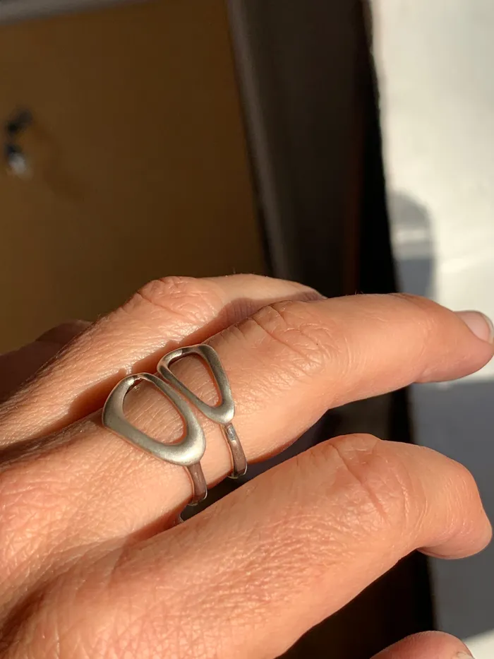 Emily Amey Jewelry Rings Miro Raindrop ring in Sterling silver or 10k gold