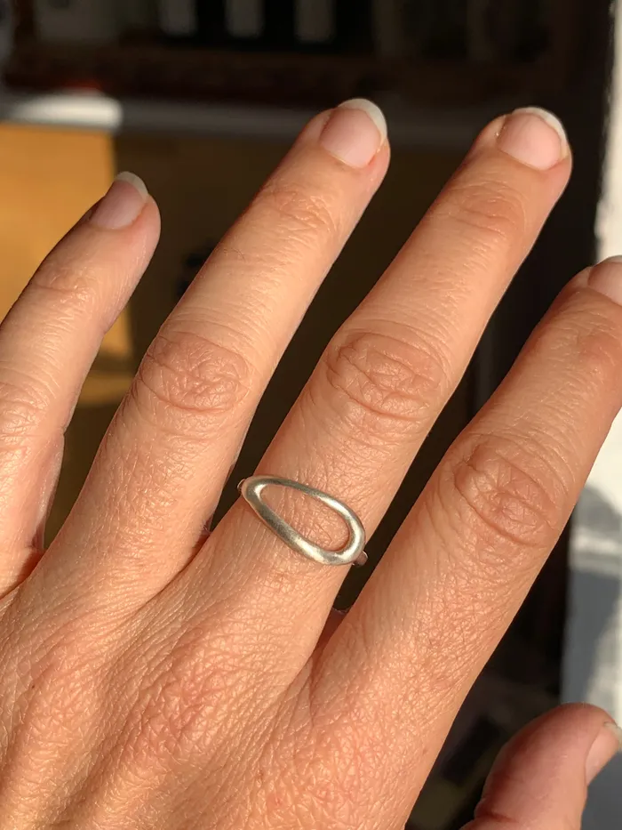 Emily Amey Jewelry Rings Miro Raindrop ring in Sterling silver or 10k gold
