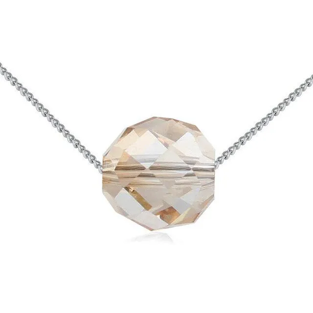 Fashion Round Crystal Beads Necklace for Women sparklingselections Necklaces Fashion Round Crystal Beads Necklace for Women sparklingselections Necklaces
