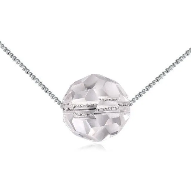 Fashion Round Crystal Beads Necklace for Women sparklingselections Necklaces Fashion Round Crystal Beads Necklace for Women sparklingselections Necklaces
