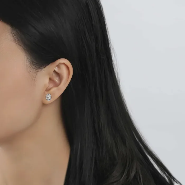 Lafonn Earrings 13 CTW Halo Stud Earrings
