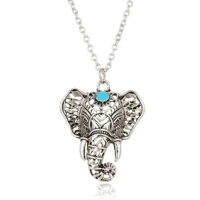 Necklaces sparklingselections Elephant Shape Pendant Necklace Ladies Bohemian Animal Shaped Top Quality Silver Necklaces Necklaces sparklingselections Elephant Shape Pendant Necklace Ladies Bohemian Animal Shaped Top Quality Silver Necklaces