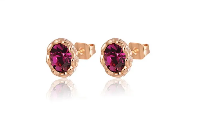 New Fashion Crystals Stud Snowdrop Earrings sparklingselections Earrings