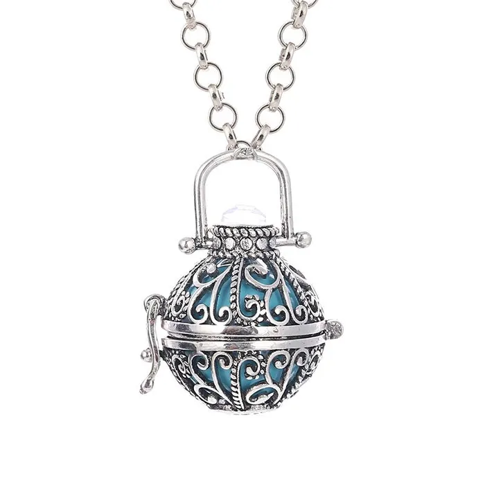 New Harmony Ball Chime Sounded Bola Floating Locket Necklace sparklingselections Necklaces New Harmony Ball Chime Sounded Bola Floating Locket Necklace sparklingselections Necklaces