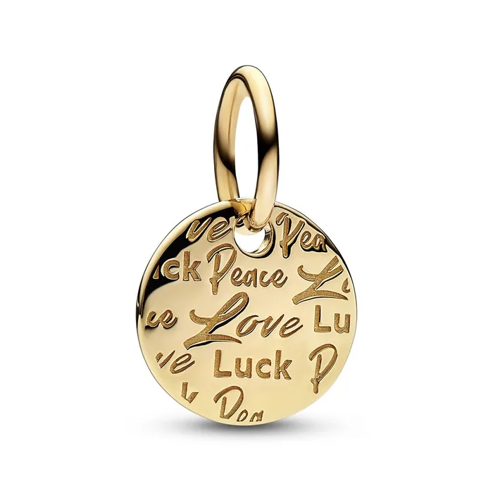 Pandora Charm Necklaces Pandora Peace Love Luck Dangle Charm Final Sale