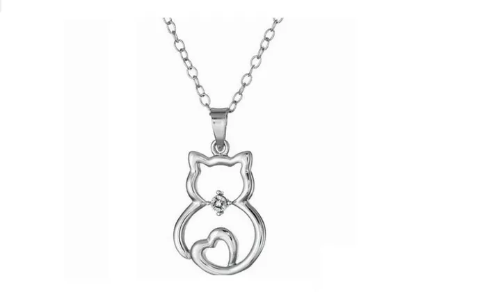 sparklingselections Necklaces Fashion Lovers Cat pendant best Valentines Day sparklingselections Necklaces Fashion Lovers Cat pendant best Valentines Day