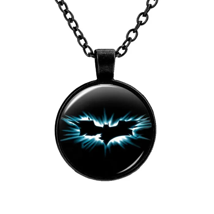Super Hero Glass Pendant Necklace sparklingselections Necklaces