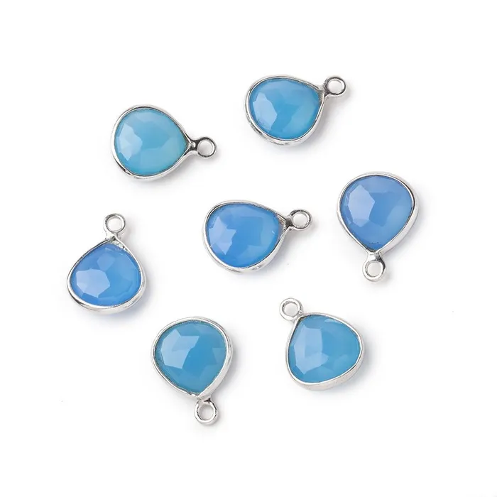 8x8mm Sterling Silver Bezel Blue Chalcedony Faceted Heart Pendant 1 piece Beadsofcambaycom Necklaces 8x8mm Sterling Silver Bezel Blue Chalcedony Faceted Heart Pendant 1 piece Beadsofcambaycom Necklaces