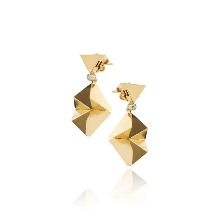 Aletto Brothers Aletto Brothers Gold Diamond Dolomites Earrings Earrings Aletto Brothers Aletto Brothers Gold Diamond Dolomites Earrings Earrings