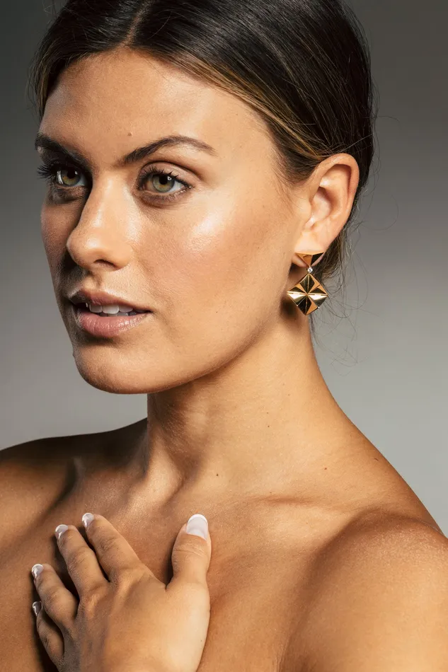 Aletto Brothers Aletto Brothers Gold Diamond Dolomites Earrings Earrings