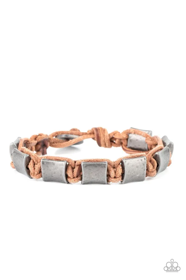Bracelets Paparazzi Accessories Rural Crew Brown Urban Bracelet Jewelry by Bretta