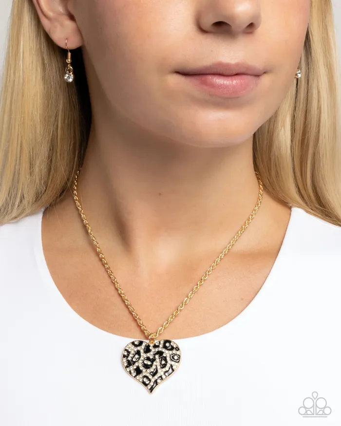 Cheetah Compound Gold Necklace Jewelry by Bretta Paparazzi Accessories Necklaces Cheetah Compound Gold Necklace Jewelry by Bretta Paparazzi Accessories Necklaces