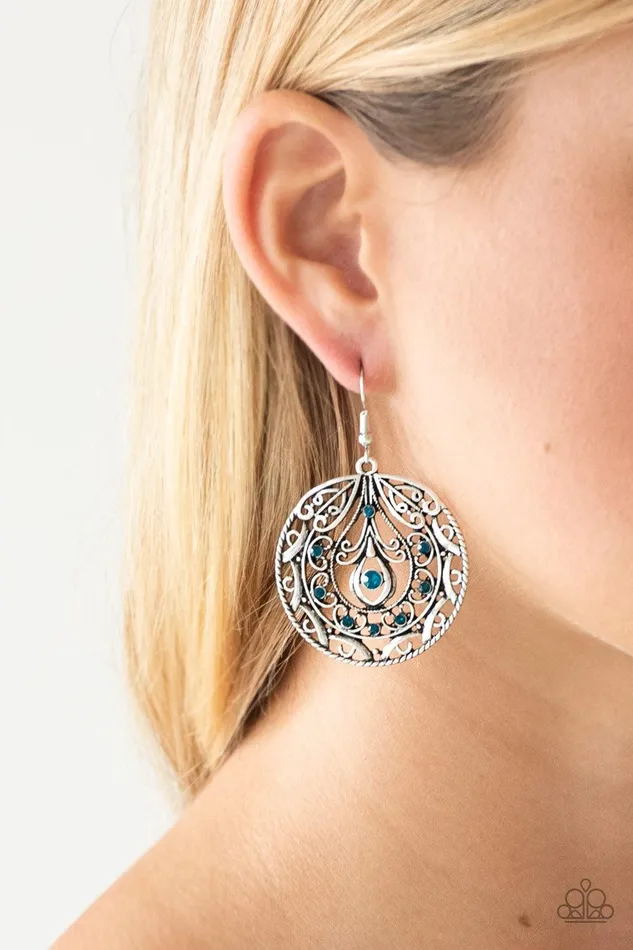 Choose To Sparkle Blue Earrings Jewelry by Bretta Paparazzi Accessories Earrings Choose To Sparkle Blue Earrings Jewelry by Bretta Paparazzi Accessories Earrings