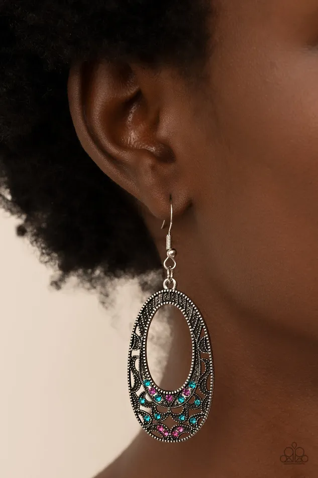 Colorfully Moon Child Multi Earrings Jewelry by Bretta Paparazzi Accessories Earrings Colorfully Moon Child Multi Earrings Jewelry by Bretta Paparazzi Accessories Earrings