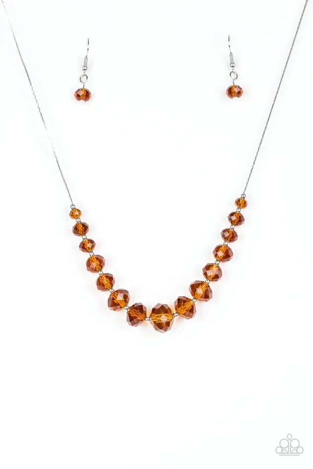 Crystal Carriages Brown Necklace Jewelry By Bretta Paparazzi Accessories Necklaces