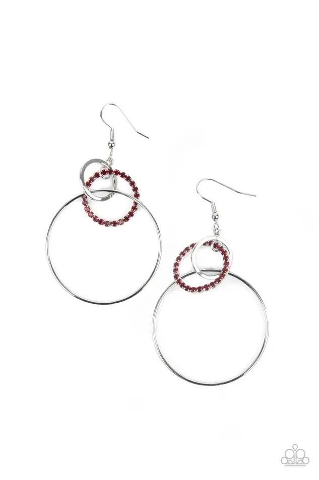 Earrings Paparazzi Accessories In An Orderly Fashion Red Earrings Jewelry by Bretta