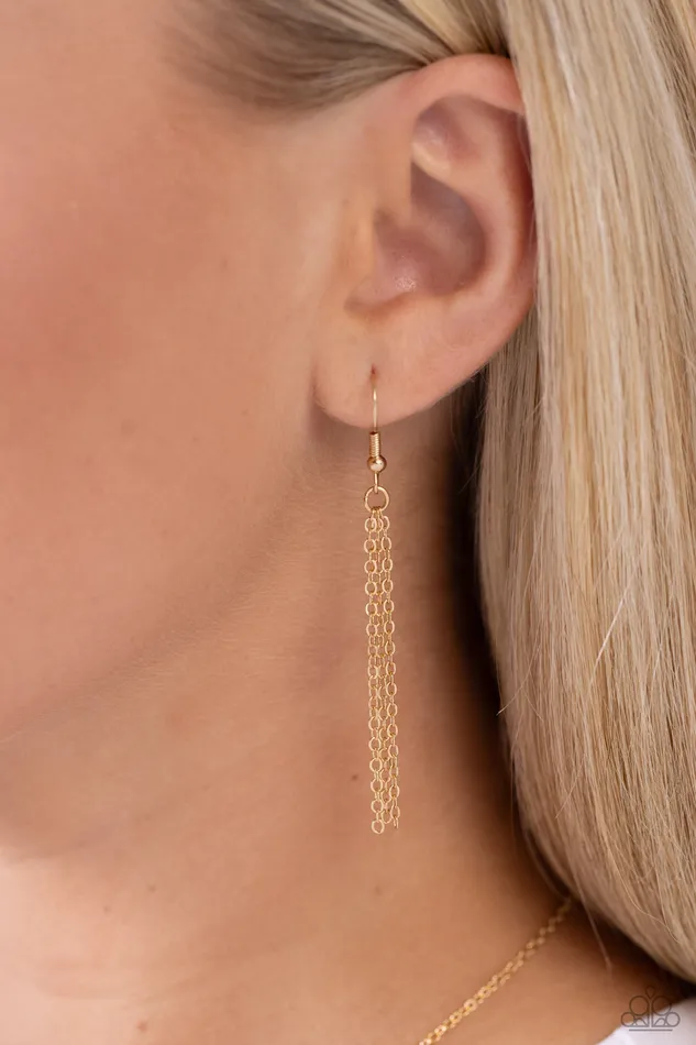 Earrings Paparazzi Accessories Leave Your Initials Gold M Jewelry By Bretta