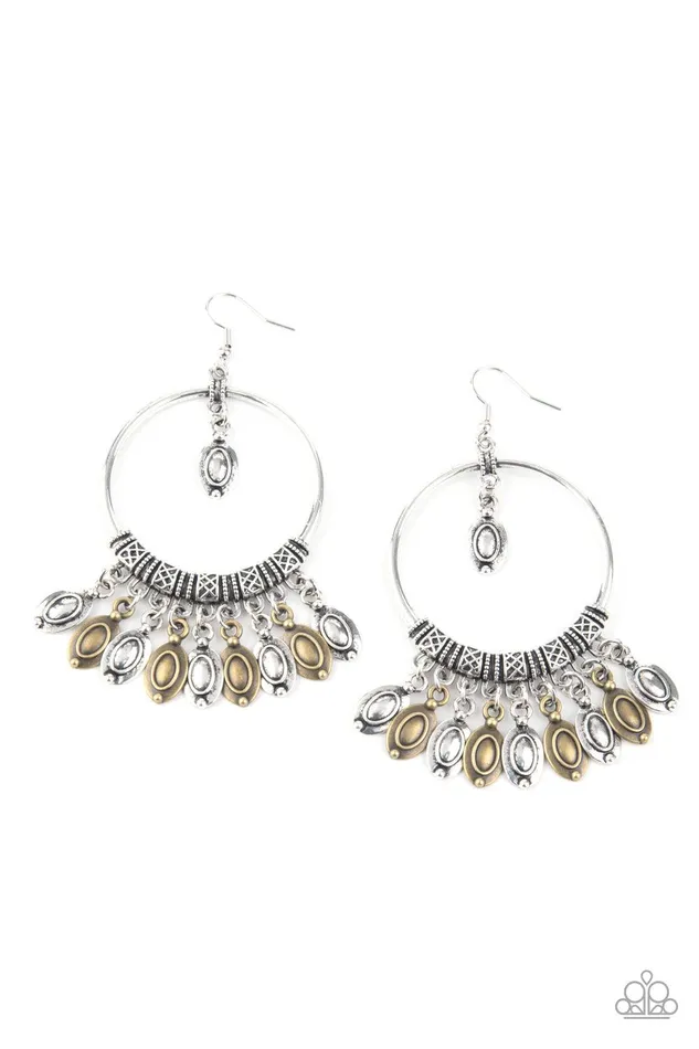 Earrings Paparazzi Accessories Metallic Harmony Multi Earrings Jewelry by Bretta