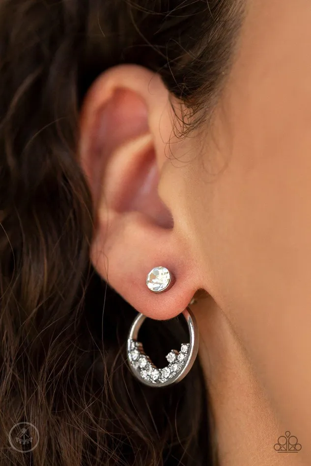 Earrings Paparazzi Accessories Rich Blitz White Earrings Jewelry by Bretta