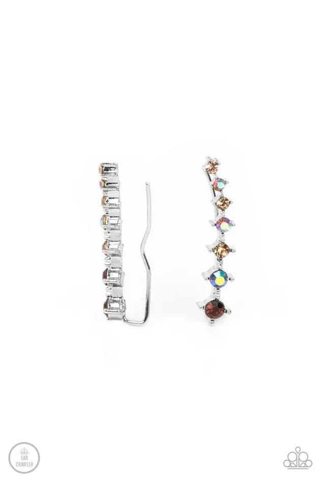 Earrings Paparazzi Accessories STARLIGHT Show Brown Earrings Jewelry by Bretta