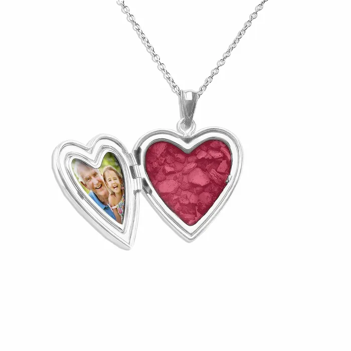 EverWith Necklaces EverWith Tree of Life Heart Shaped Sterling Silver Memorial Ashes Locket