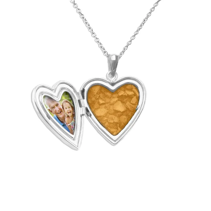 EverWith Necklaces EverWith Tree of Life Heart Shaped Sterling Silver Memorial Ashes Locket