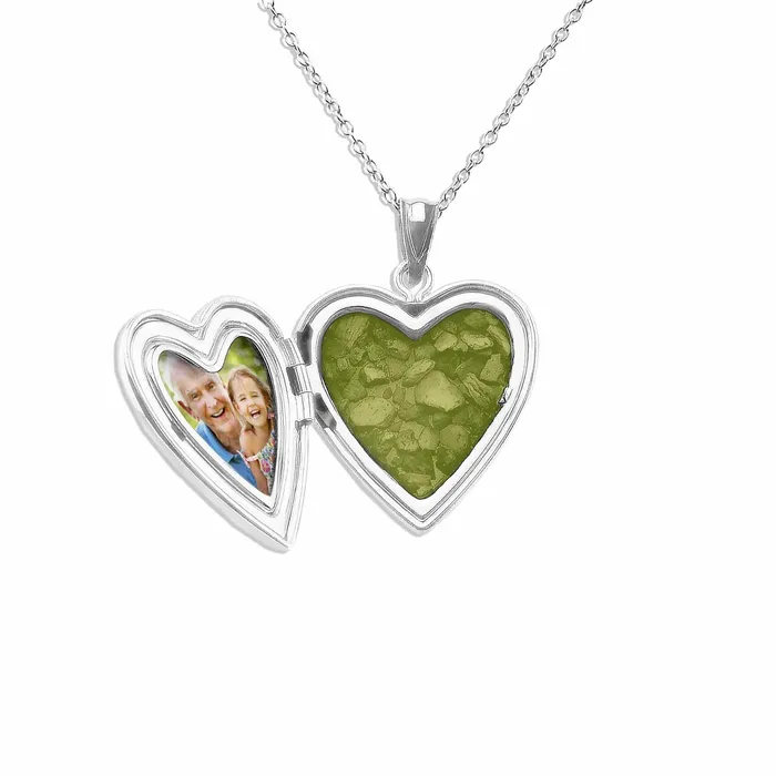 EverWith Necklaces EverWith Tree of Life Heart Shaped Sterling Silver Memorial Ashes Locket