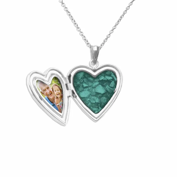 EverWith Necklaces EverWith Tree of Life Heart Shaped Sterling Silver Memorial Ashes Locket