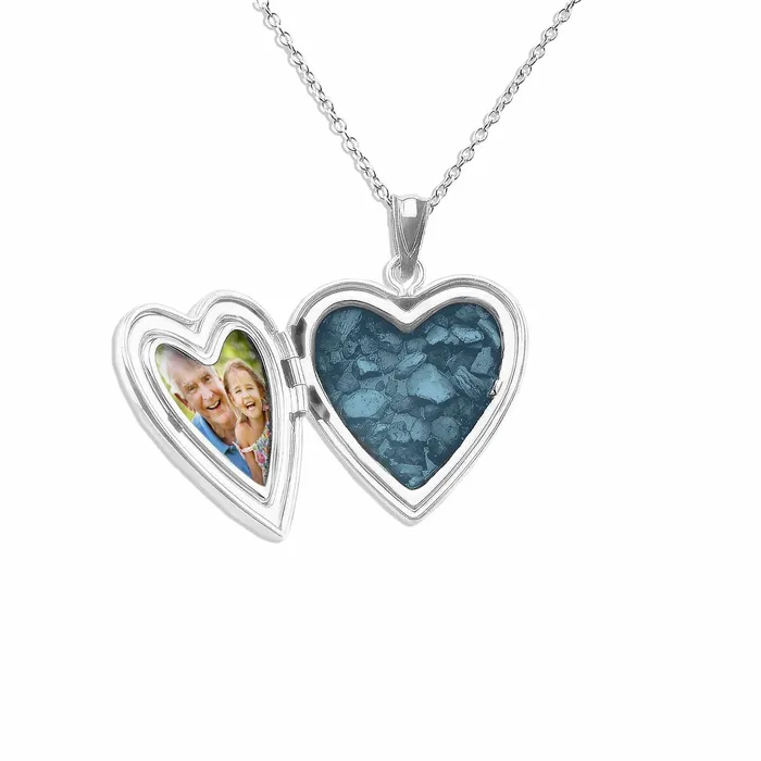 EverWith Necklaces EverWith Tree of Life Heart Shaped Sterling Silver Memorial Ashes Locket