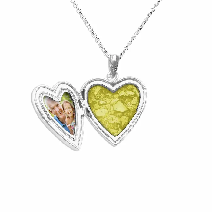 EverWith Necklaces EverWith Tree of Life Heart Shaped Sterling Silver Memorial Ashes Locket