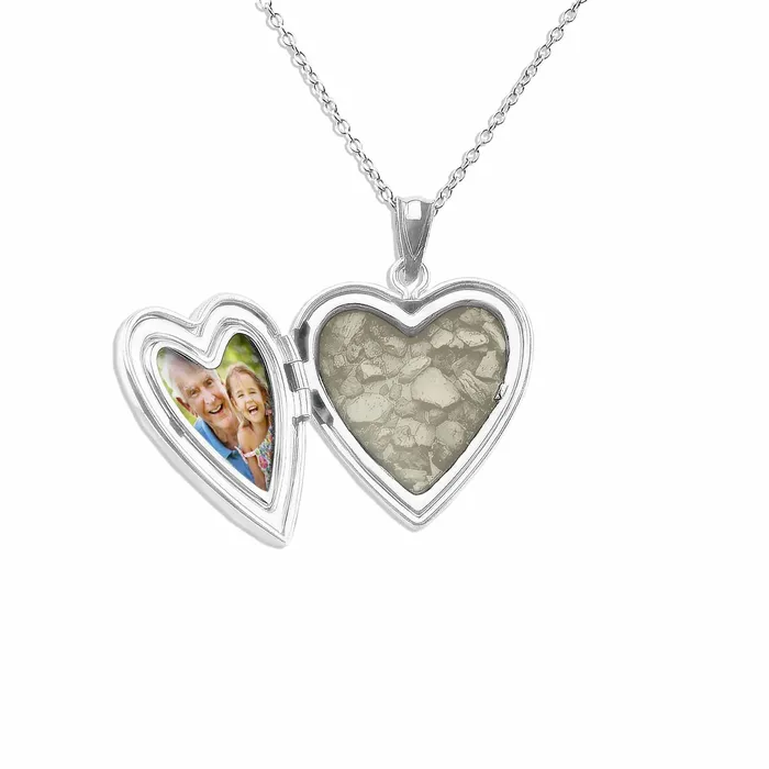 EverWith Necklaces EverWith Tree of Life Heart Shaped Sterling Silver Memorial Ashes Locket