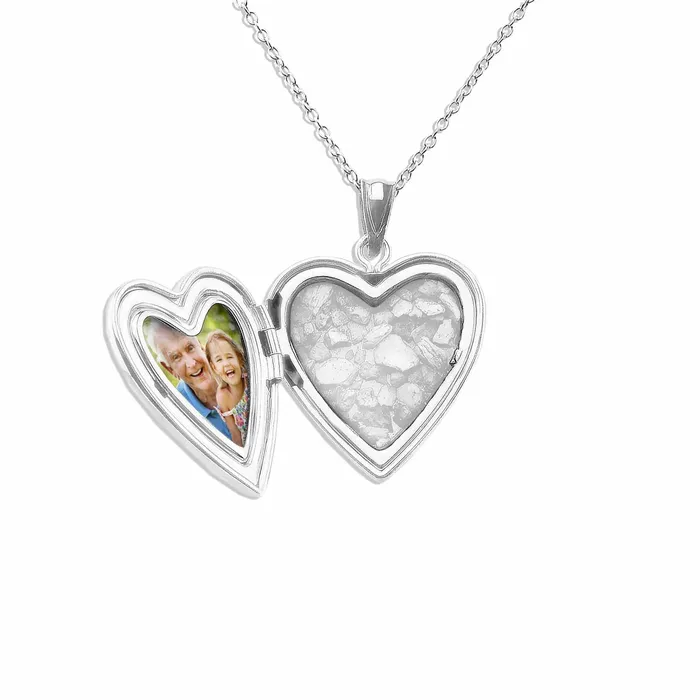 EverWith Necklaces EverWith Tree of Life Heart Shaped Sterling Silver Memorial Ashes Locket