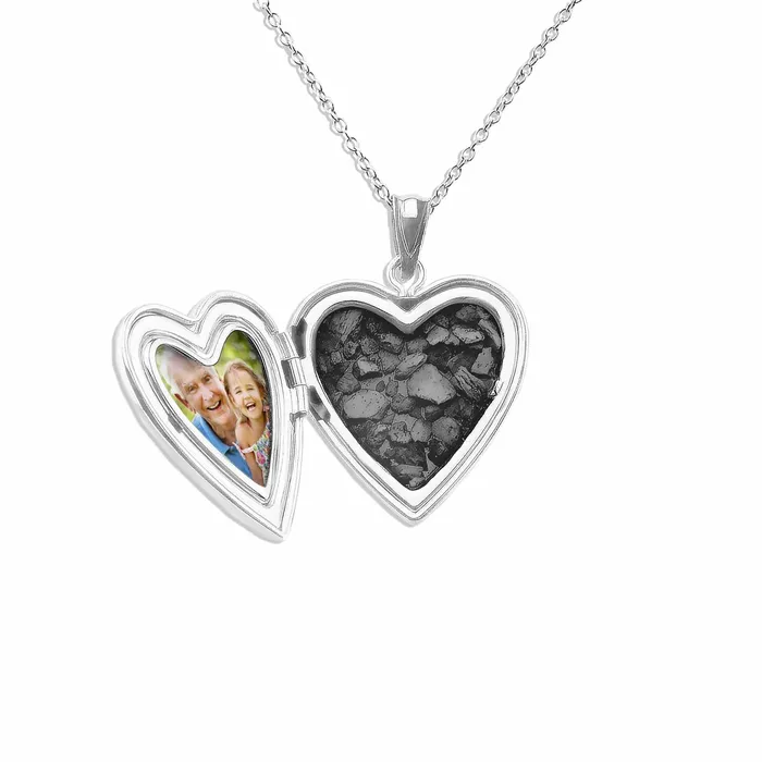 EverWith Necklaces EverWith Tree of Life Heart Shaped Sterling Silver Memorial Ashes Locket