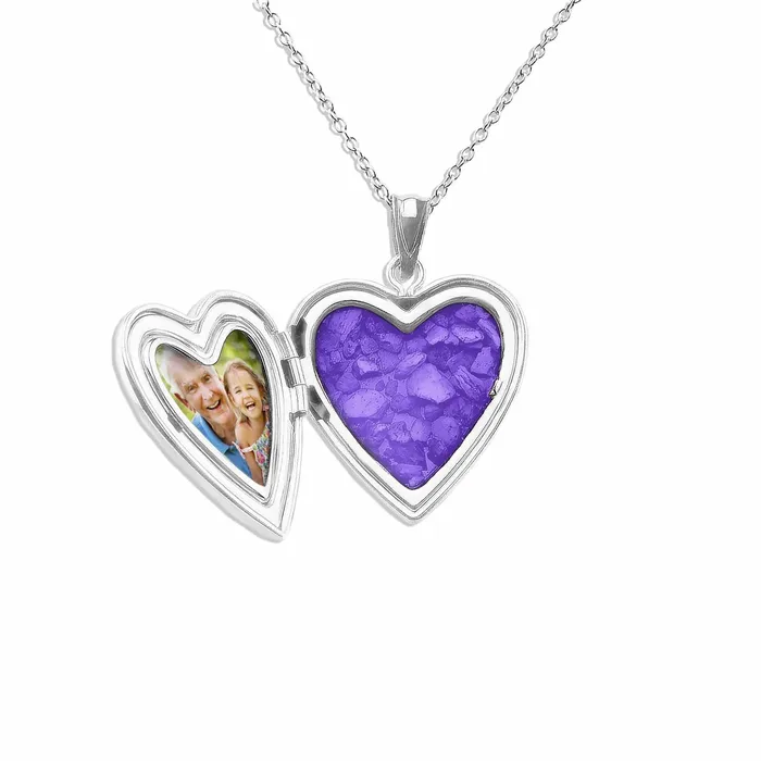 EverWith Necklaces EverWith Tree of Life Heart Shaped Sterling Silver Memorial Ashes Locket