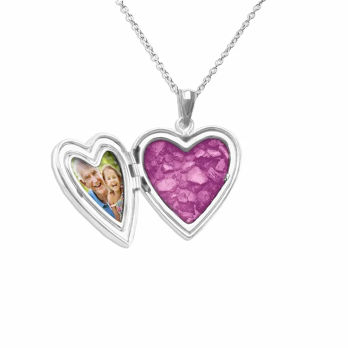 EverWith Necklaces EverWith Tree of Life Heart Shaped Sterling Silver Memorial Ashes Locket