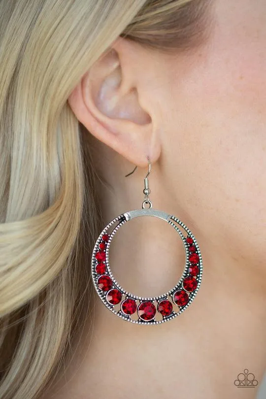 KaPow Red Earring Jewelry By Bretta Paparazzi Accessories Earrings