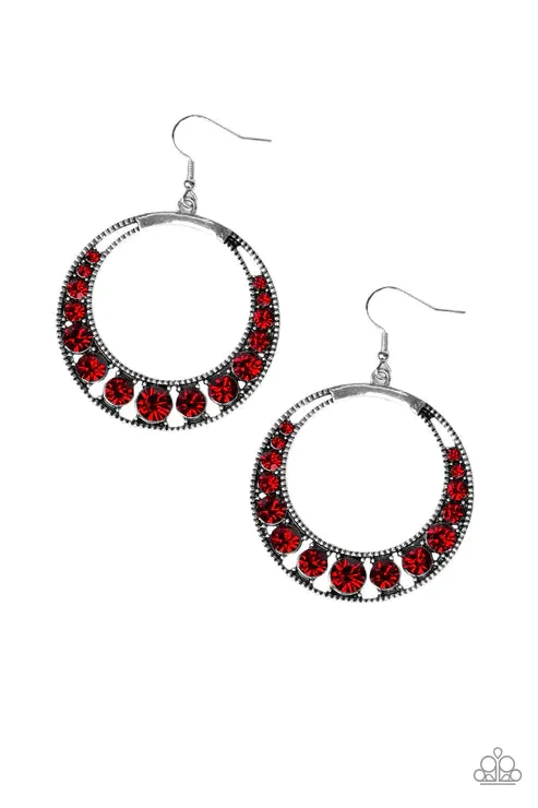 KaPow Red Earring Jewelry By Bretta Paparazzi Accessories Earrings