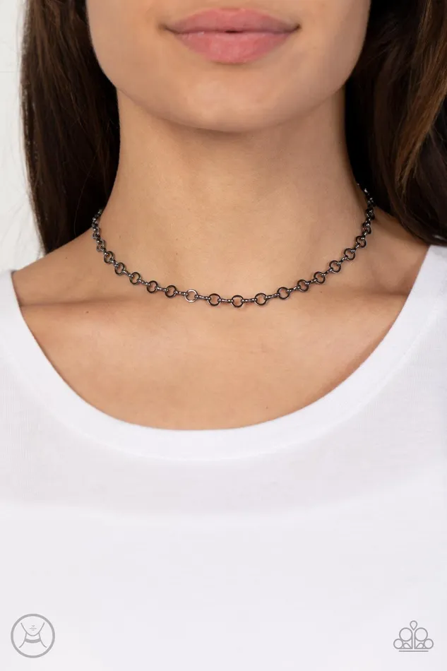Necklaces Paparazzi Accessories Keepin it Chic Black Necklace Jewelry by Bretta