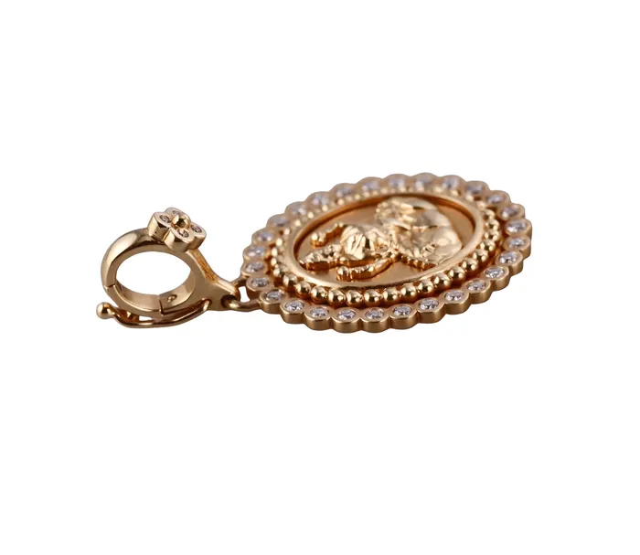 Orly Marcel PreStyled Sets Orly Marcel Diamond 18k Gold Pendant Charm