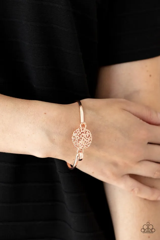 Paparazzi Accessories Bracelets Filigree Fiesta Rose Gold Bracelet Jewelry by Bretta Paparazzi Accessories Bracelets Filigree Fiesta Rose Gold Bracelet Jewelry by Bretta