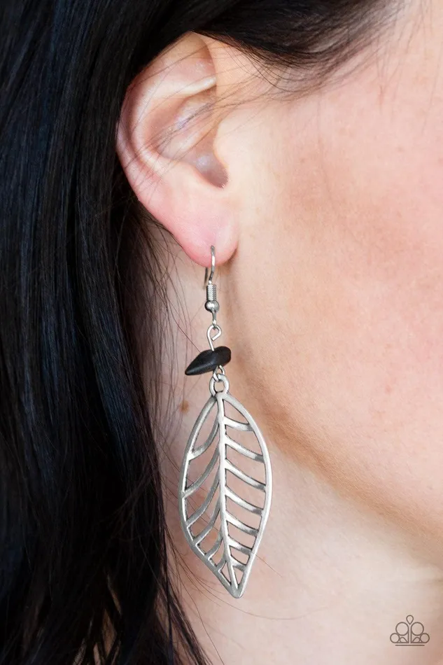 Paparazzi Accessories Earrings BOUGH Out Black Earrings Jewelry By Bretta